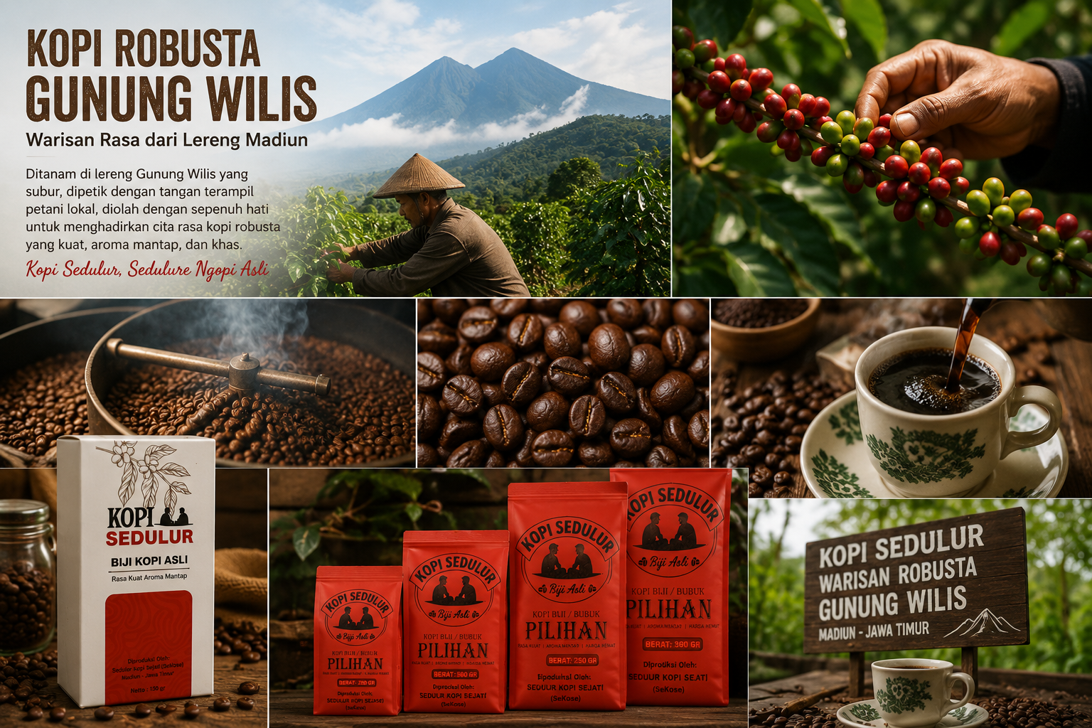 Mengenal Kopi Robusta Gunung Wilis: Warisan Rasa Khas dari Lereng Madiun